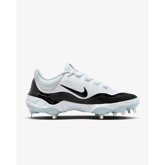 Nike Alpha Huarache Elite 4 Low White Baseball Cleats FD2745-101 Men’s Size 10 - Picture 4 of 7